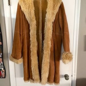 Suede /FF COAT sz. XL, Wilson Leather